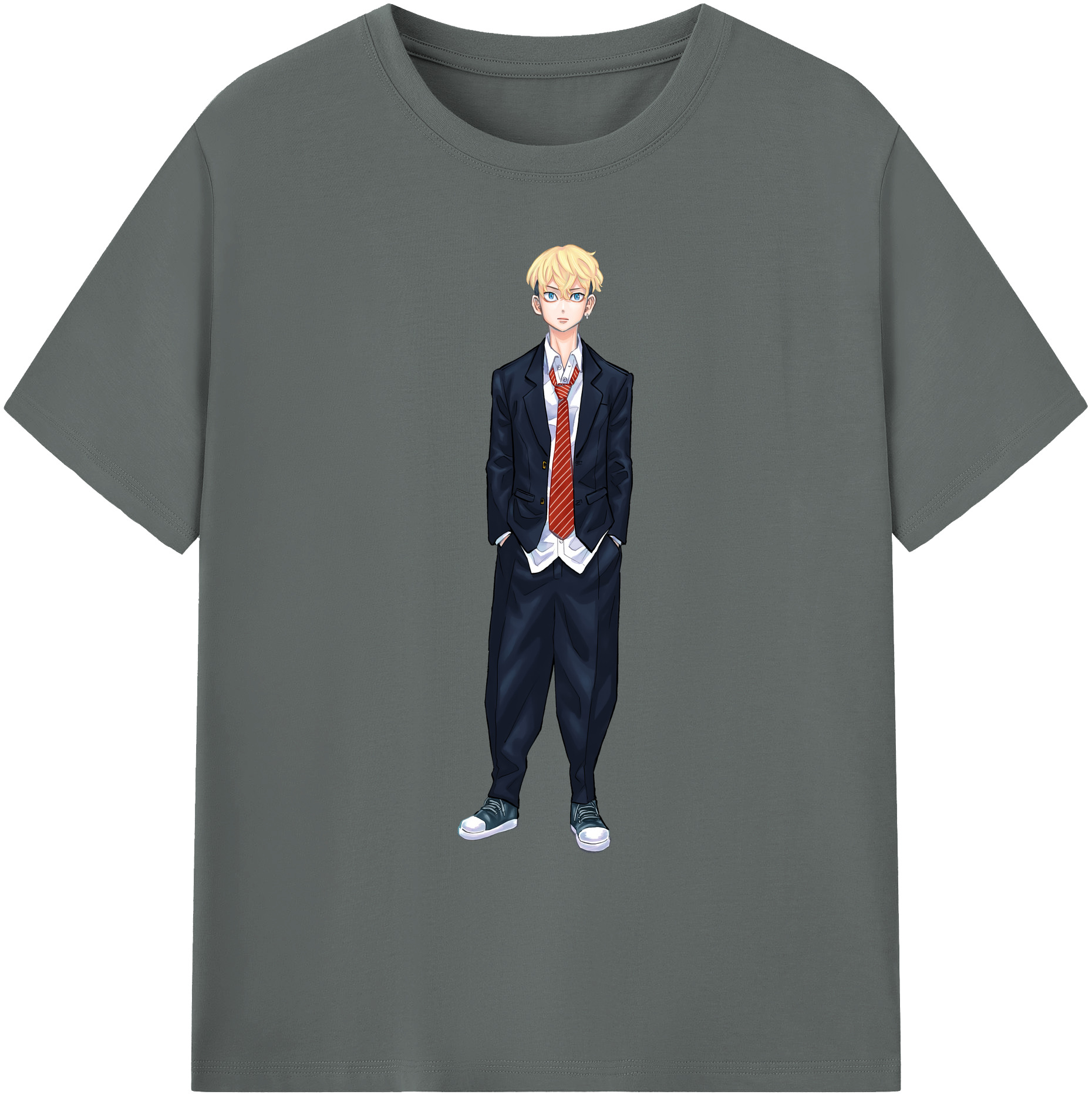 （画像用） 東京リベンジャーズ Tokyo Revengers 綿100％ メンズ半袖Tシャツ｜肌触りやわらか＆通気性